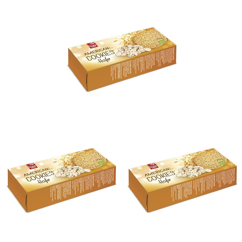 Biscotti All'avena Bio, Biscotti All'avena Americani, Biscotti All'avena Americani Bio, 175 g