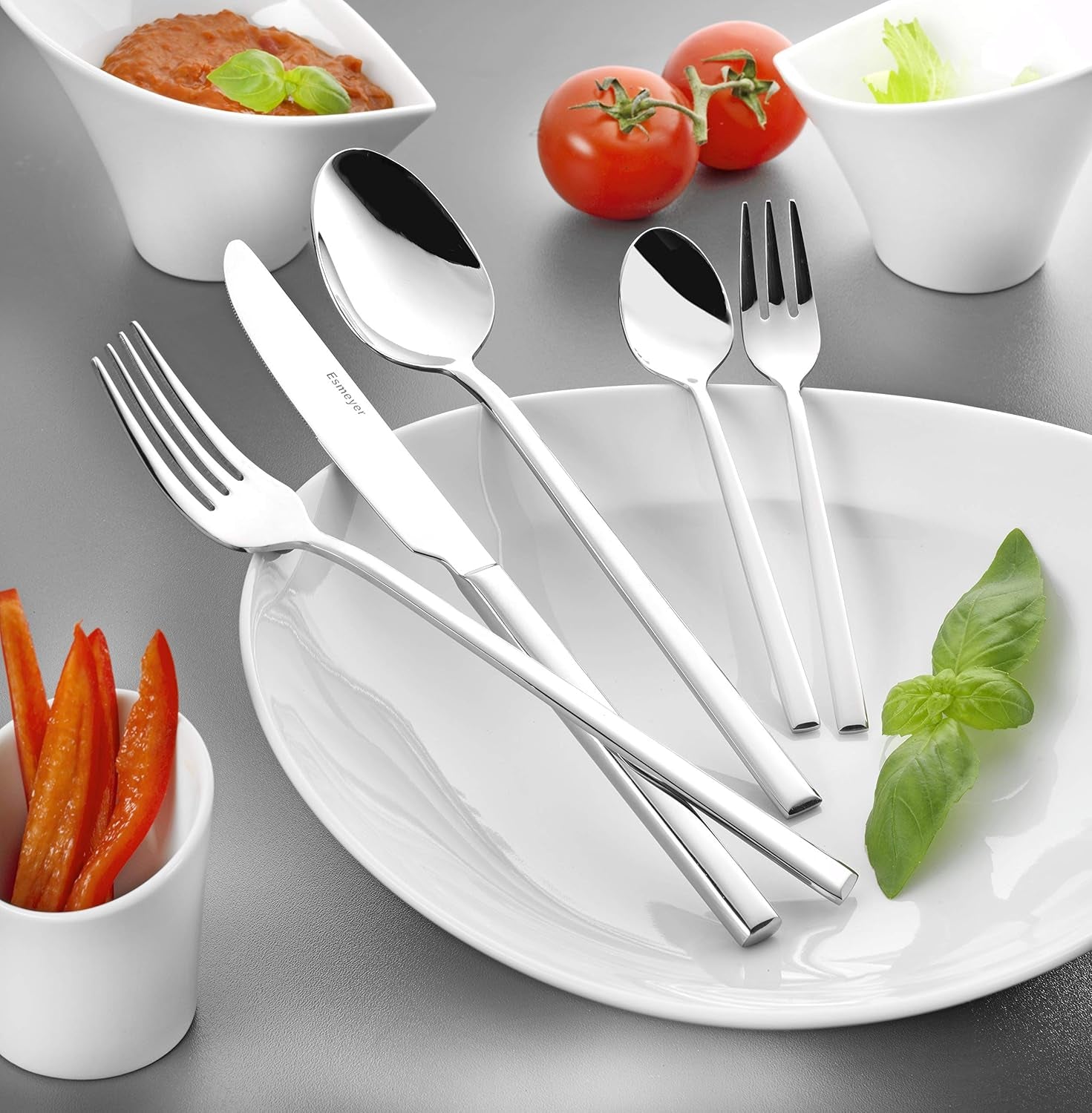 199-830 Sophie set posate 60 pezzi, lucide in confezione regalo, Kitchen Naty Shop