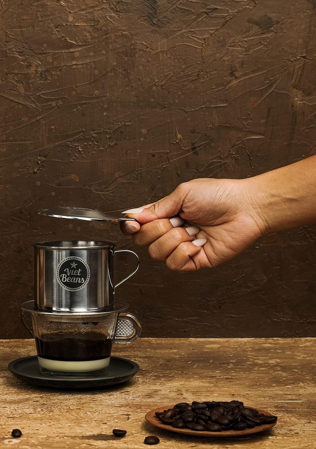 VietBeans KEO - Schokoladiger Kaffee – Ganze Kaffeebohnen - Geröstet in burro, whisky e rum - Schoko-Geschmack intensivo - Aroma: Schokolade - 250g