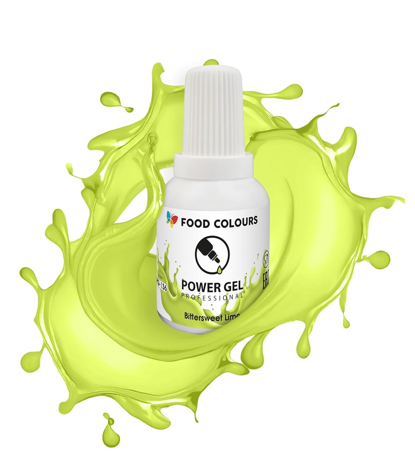 Colorante alimentare in gel, beige, color champagne, 20 g. Colorante alimentare per un'ampia gamma di applicazioni per decorare torte, crostate, creme, pan di spagna, glassa reale, macarons.