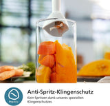 Philips Stabmixer serie 5000 - 1200W Leistung. Tecnologia Promix. Led Geschwindigkeitsanzeiger. Stufenlose Geschwindigkeitseinstellung. Design compatto. Leicht Zu Reinigen. Schwarz (HR2681/00) Cucina Naty Shop