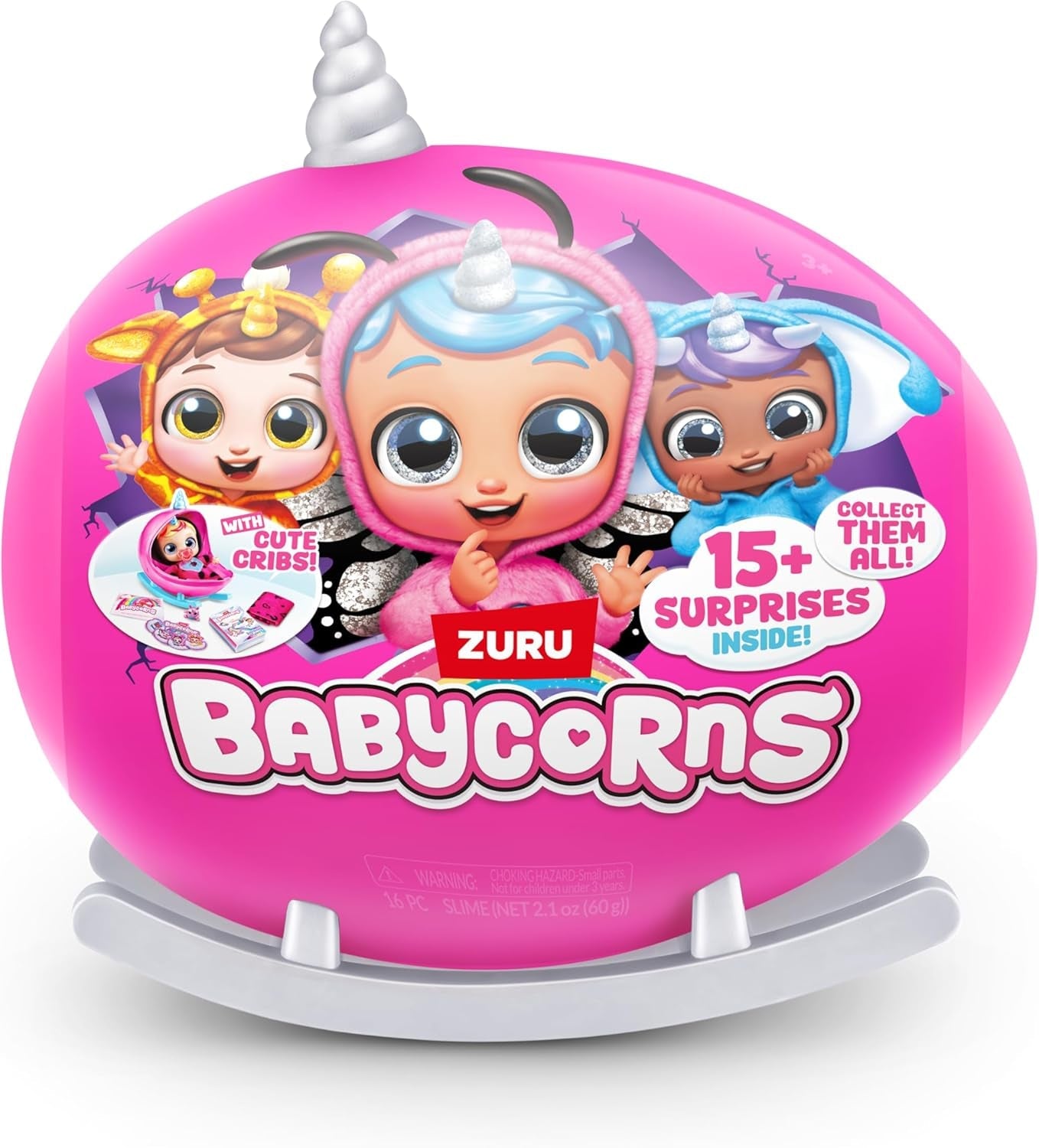 Babycorns Magic Dolls Serie 1 Piccolo (Skylar) di ZURU, Sorpresa, Unboxing, Bambina, Bambola