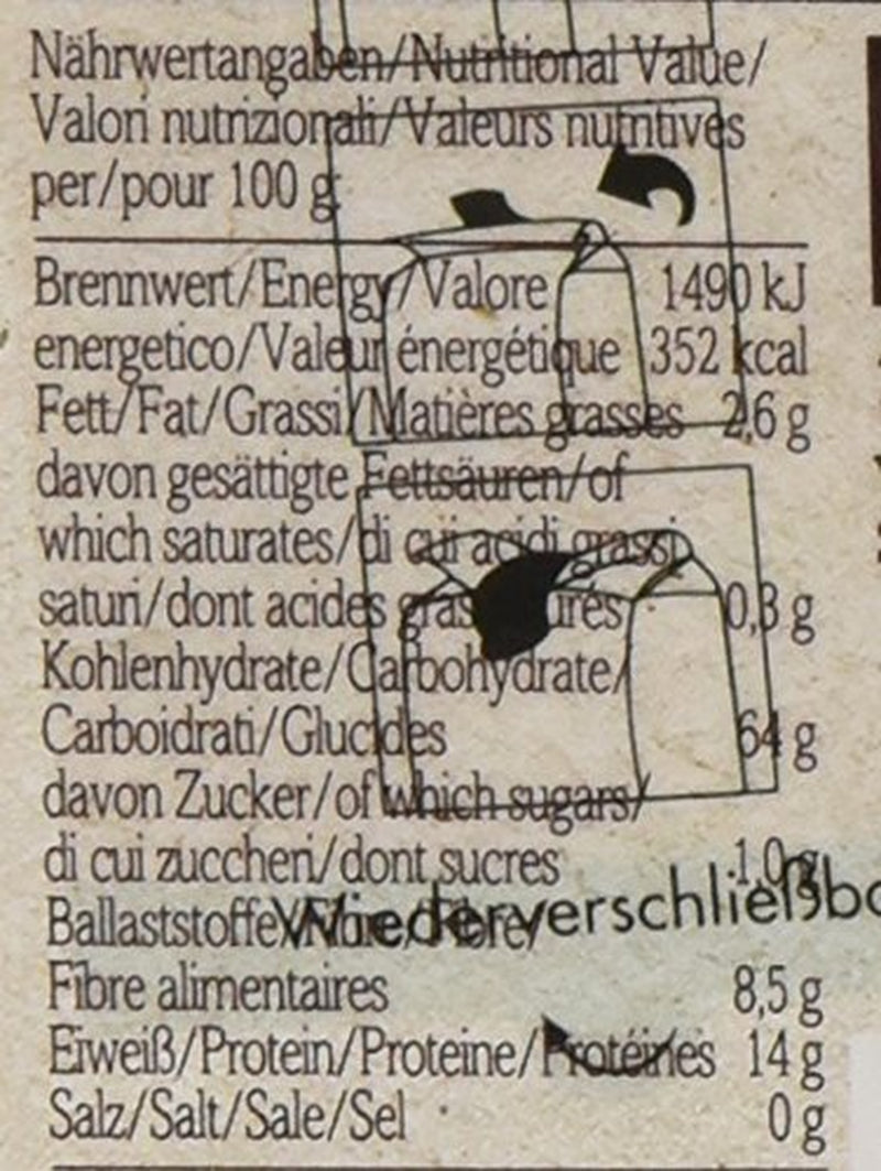 Verival Urkornflocken - Bio, Confezione 6Er (6 X 500 G) Cereali Naty Shop