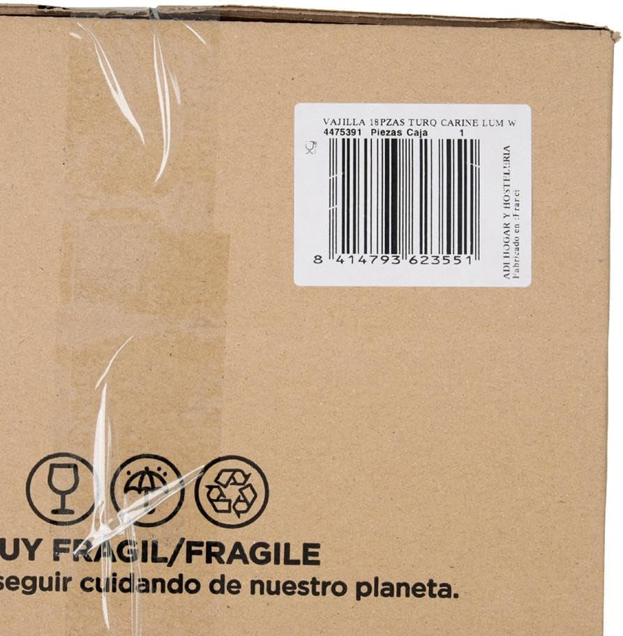 Set posate turchesi 18 pezzi