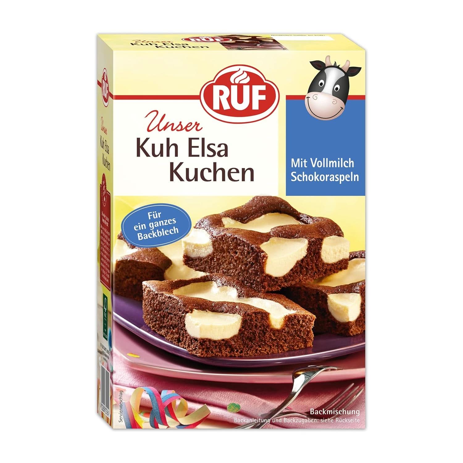 RUF Preparato per torte, vari colori Glasse e Decori Naty Shop Torta Elsa da 775 grammi
