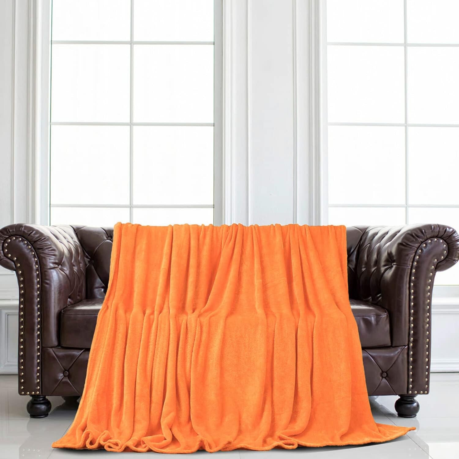 Sourcing Map Accogliente coperta coperta copriletto Morbida e calda coperta in pile come coperta per il divano Coperta per divano Soggiorno e morbida coperta Morbida coperta in peluche di lana Arancione 150X200Cm Letti e coperte Besuche den uxcell-Store