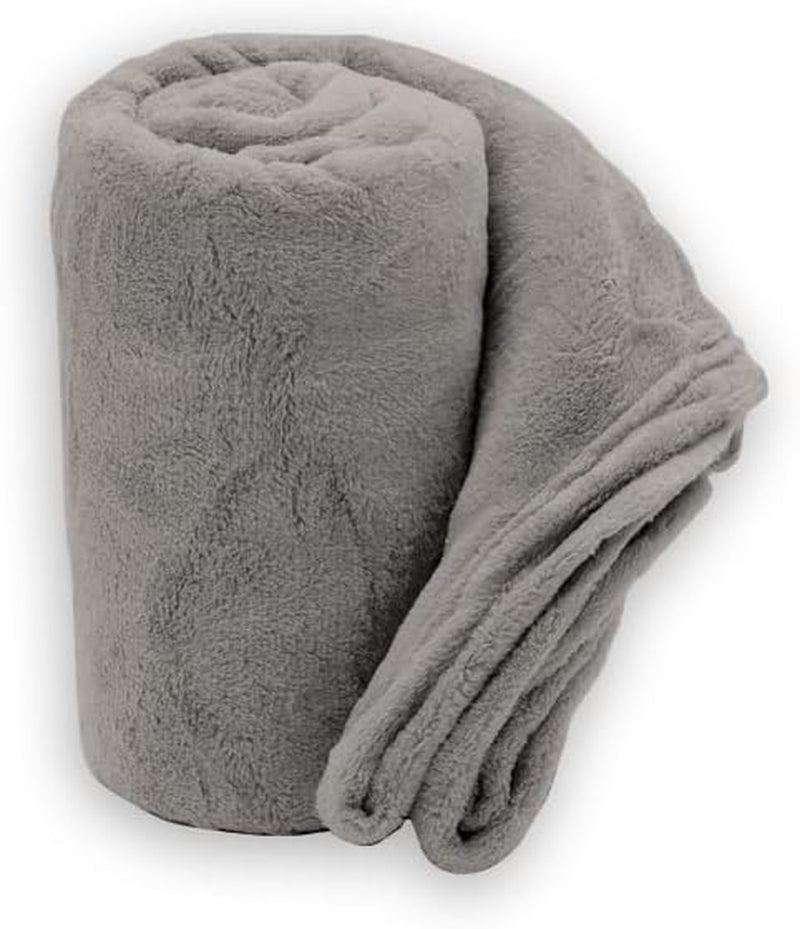 Coperta morbida | Plaid | Tocco morbido | 130 X 160 cm | Cipria Trapunte e Trapunte Naty Shop Beige 150X210