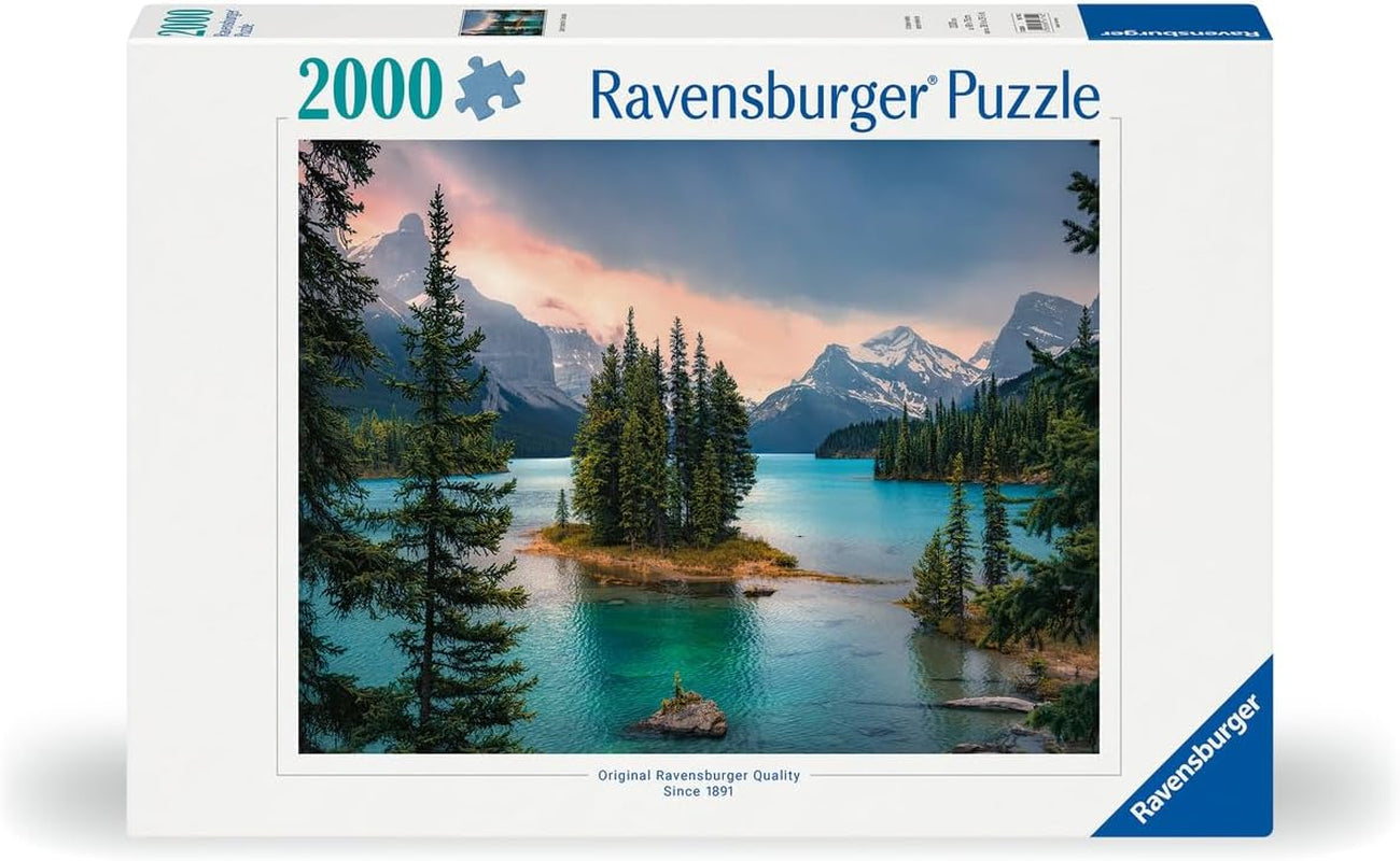 Ravensburger Puzzle 16714 - Spirit Island Canada - Puzzle da 2000 pezzi per adulti e bambini dai 14 anni, puzzle paesaggistico con motivo Canada Puzzle Naty Shop