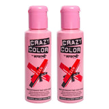 GO TOXIC Crema colorante semipermanente UV per capelli, 100 ml (1 confezione) Naty Shop Tintura per capelli rossa 100 Ml (2 confezioni)