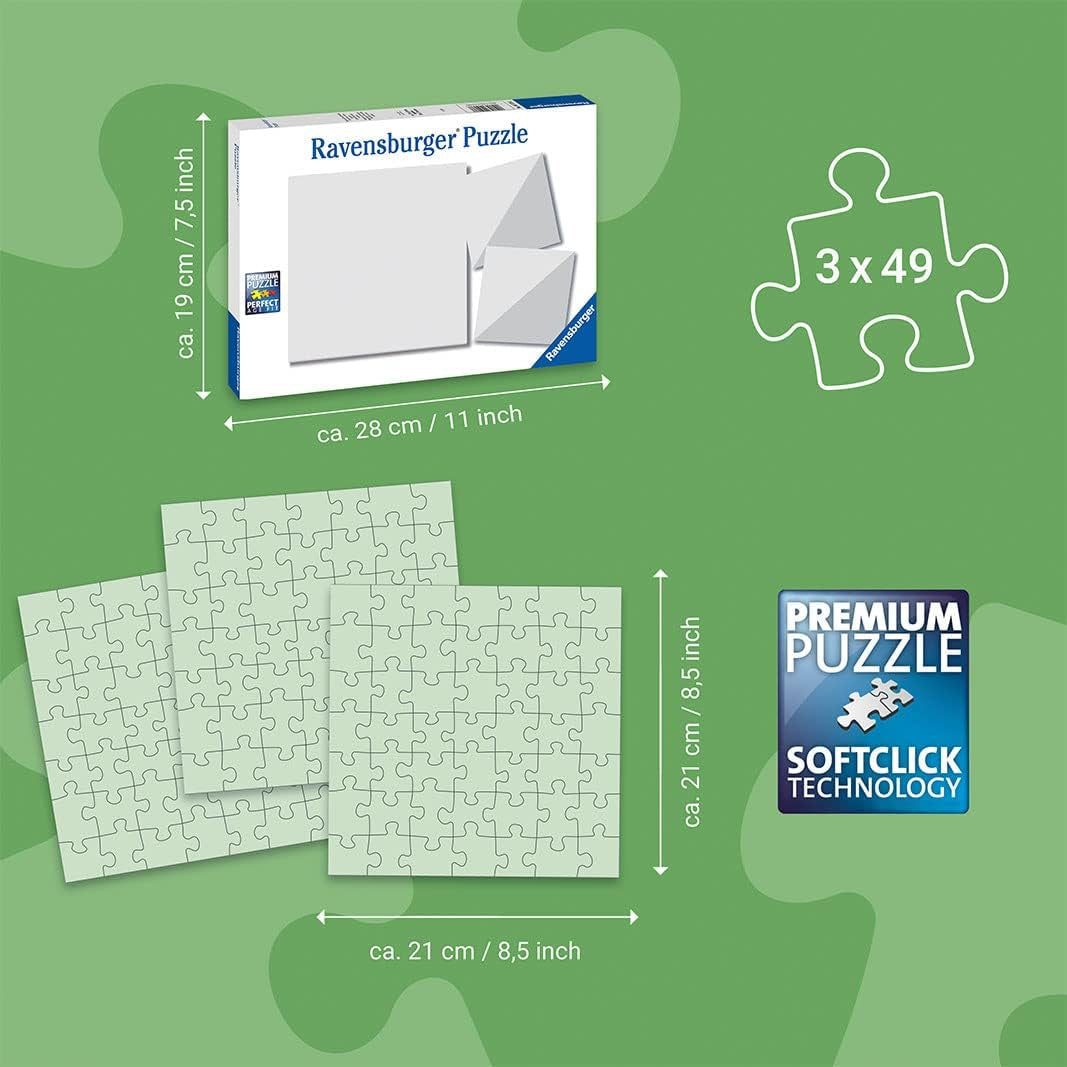 Puzzle per bambini Ravensburger - 12000859 Incantevole mondo sottomarino - Puzzle 3X49 pezzi per bambini dai 5 anni in su Puzzle Naty Shop