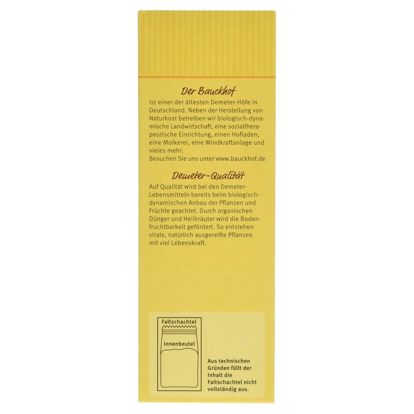 Demeter Bauck Hof Bio Dinkel Wafflen, 200 G Miscela per cuocere e cuocere Naty Shop