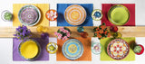 Servizio tavola Excelsa ETNO Chic, porcellana, multicolore, 21 pezzi