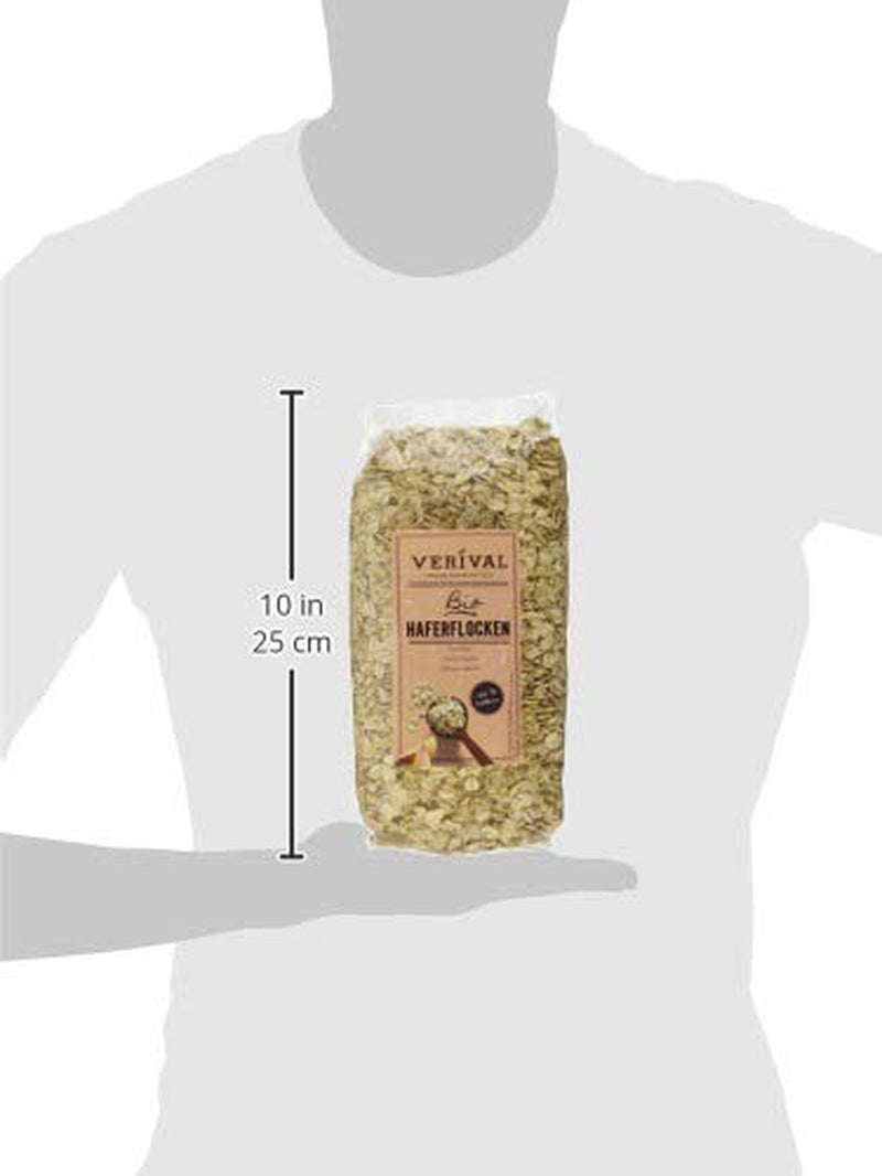 Farina d'avena biologica Verival, confezione da 6 (6 x 500 g)
