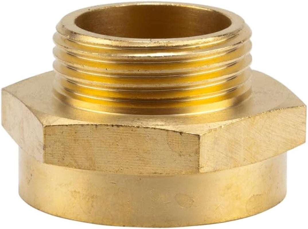Gardena Nipplo filettato riduttore in ottone: connettore in ottone per riduttore filettato ad es. per pompe, filettatura esterna 33,3 mm (G 1 pollice) / filettatura interna 42 mm (G 1 1/4 pollice) (7266-20)