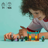 LEGO Minecraft Set videogioco The Illager Desert Patrol per bambini, mini giocattolo dell'avamposto e tre minifigure tra cui il saccheggiatore, il servo e il cavaliere dei cactus 21267 Set di costruzione Besuche den LEGO-Store