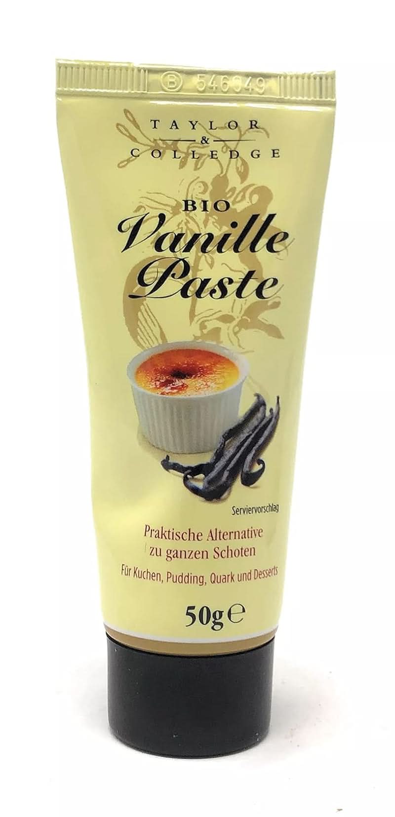 Pasta di vaniglia biologica dal tubo, 50 grammi Aromas Naty Shop