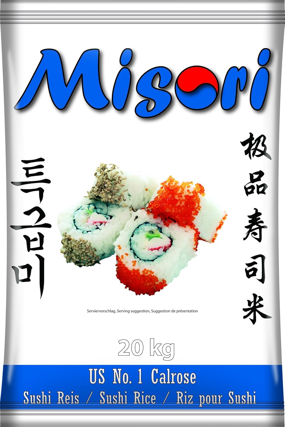 Riso Calrose/Sushi, 1 confezione (1 x 20,2 kg)