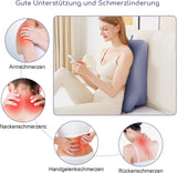 Cuscino da lettura per letto e divano, Cuscino in piuma, Cuscino da letto in memory foam, Cuscino per dormire sul fianco, Cuscino ergonomico per il supporto della schiena per leggere e guardare la TV
