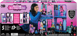 Casa delle bambole Monster High Buh-tique Hotel, set da gioco pieghevole con sorprese spaventose in ogni stanza e oltre 13 set da gioco, inclusi mobili e accessori, JBF16