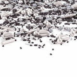 Streusel Glück Black Beauty, Mix Sprinkles Silver - Nero, 90 grammi Sprinkles Naty Shop