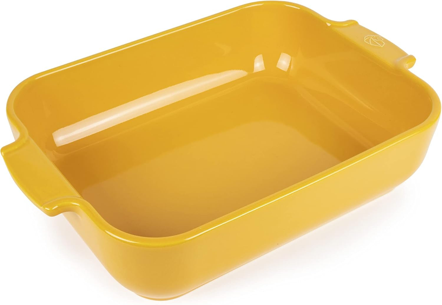 Peugeot Appolia Rechteckige Auflaufform Mit Griffen, Keramik, Schiefer / Grau, 7.2X31X21.7 Cm, Fassungsvermögen: Ca. 2 L, 60060 Stampi e teglie per dolci Naty Shop Gelbes Safran