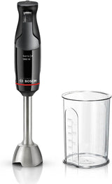 Bosch Robot da cucina Ergomaster Serie 4, 1000 Watt, Edelstahl-Mixstab, Zerkleinerer, Mix-/Messbecher, Schwarz Kitchen Naty Shop Ergomaster Serie 4