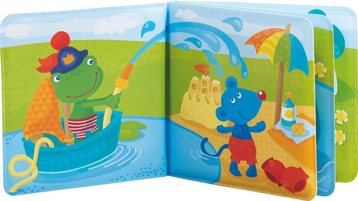 HABA 302634 Libro da bagno Captain Frog 2, giocattolo per i più piccoli Baby Toys Naty Shop
