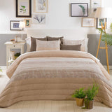 Coperta Sancarlos Primavera 1, color panna, per letti da 105 cm di larghezza Trapunte e Piumini Naty Shop Color Panna Letto da 105 cm di larghezza