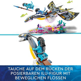 LEGO Avatar La scoperta di Ilu Percorso acquatico Giocattolo costruibile con figura subacquea Collezione Pandora Set per bambini e appassionati di cinema da 8 anni in su 75575 Set da costruzione Besuche den LEGO-Store