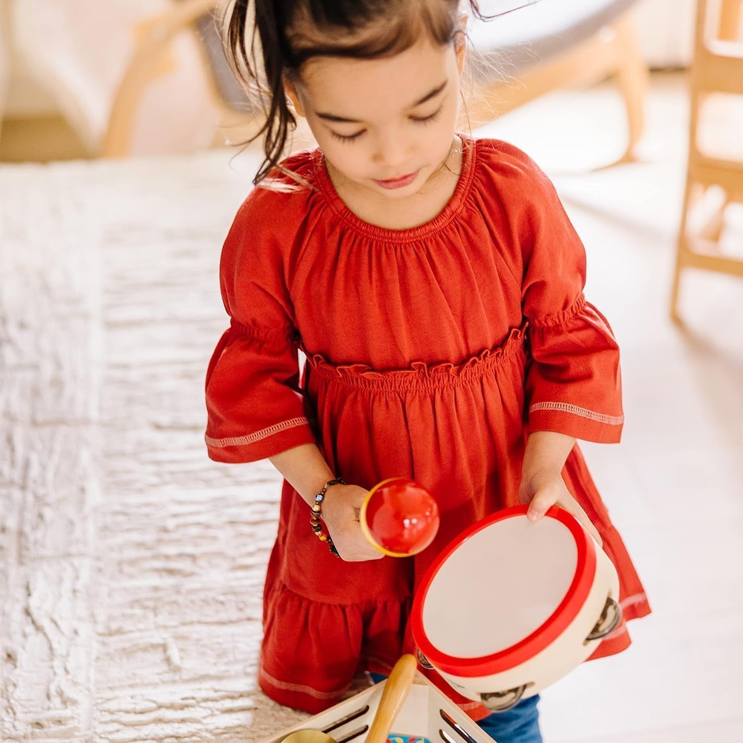 Melissa e Doug Una band in una scatola | Giocattoli educativi | Giocattoli musicali per bambini | 3+ | Regalo per ragazzi o ragazze Naty Shop Baby Toys
