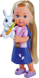 Simba Steffi Love Rabbit Family 12 cm 29 cm Gabbia per conigli Gioca a bambola e bambola con due conigli, dai 3 anni in su
