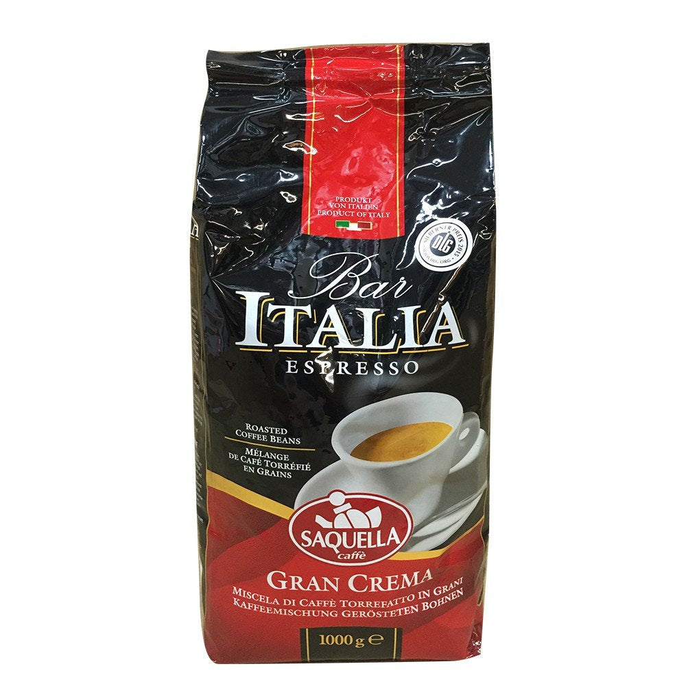 Kafffe, Bar Italia Espresso, gran crema (1 kg, sacchetto), conf. da 1