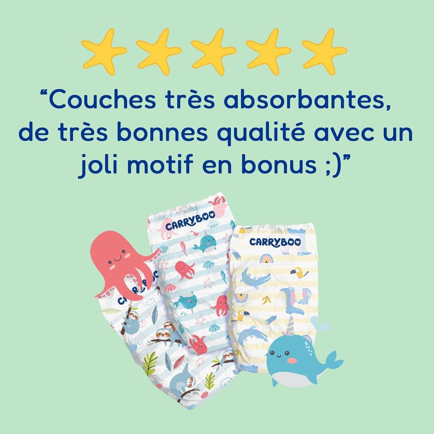 - Pannolini taglia 4+ 9-20 kg – Ökologische Babywaidern – natürliche Babypflege, ipoallergen, ohne Parfüm und auslaufsicher – hermestellung in Frankreich – 126 pannolini usa e getta – 1 mese