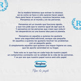 Regina Maxi Roll - 4 rotoli di carta igienica, 500 fogli 2 veli per rotolo, più di tre volte un rotolo standard, imballaggio in plastica riciclata al 60%, carta certificata Fsc al 100%
