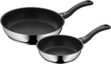 WMF Devil, induzione, acciaio inox rivestito Cromargan, manico in plastica Pentole e Padelle Naty Shop 28 Cm + 2 Cm