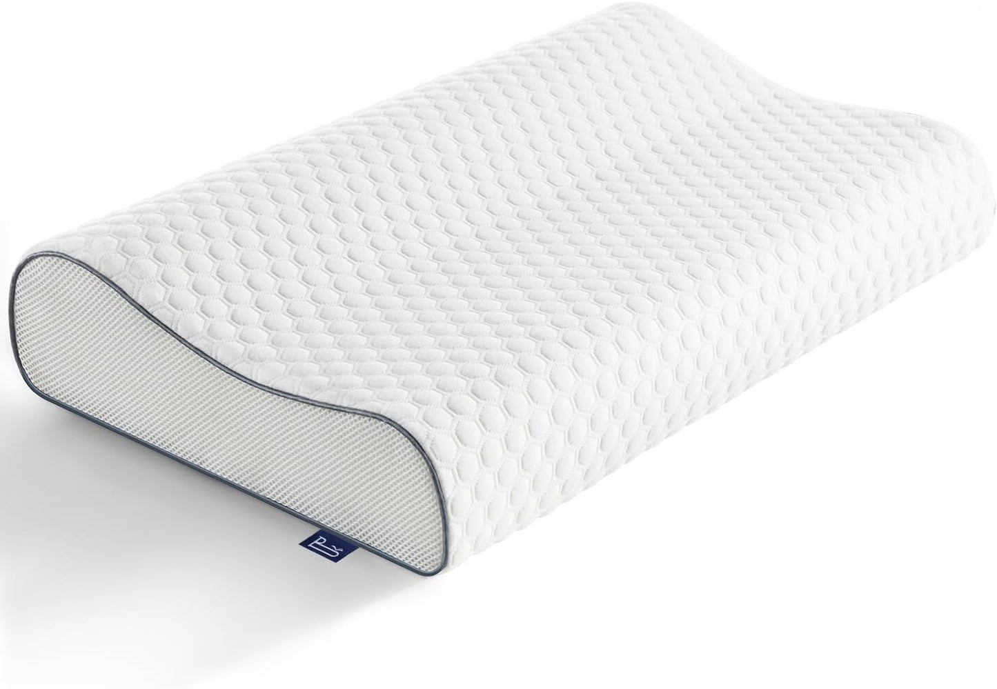 BedStory Cuscino in Memory Foam, Cuscino di Supporto per Collo Regolabile in Altezza, Cuscino ergonomico, Cuscino per chi dorme sul fianco per chi dorme sulla schiena e sullo stomaco (60x36x12/10 cm)