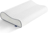 BedStory Cuscino in Memory Foam, Cuscino di Supporto per Collo Regolabile in Altezza, Cuscino ergonomico, Cuscino per chi dorme sul fianco per chi dorme sulla schiena e sullo stomaco (60x36x12/10 cm)