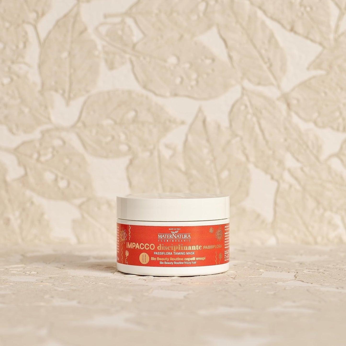 Maternatura Maschera Capelli Ricci Ricci con Passiflora, Riparazione, Forza e Lucentezza per Ricci Perfetti, Beauty Routine Biologica per Capelli Ricci, Made in Italy - 100ml Naty Shop Maschera Capelli