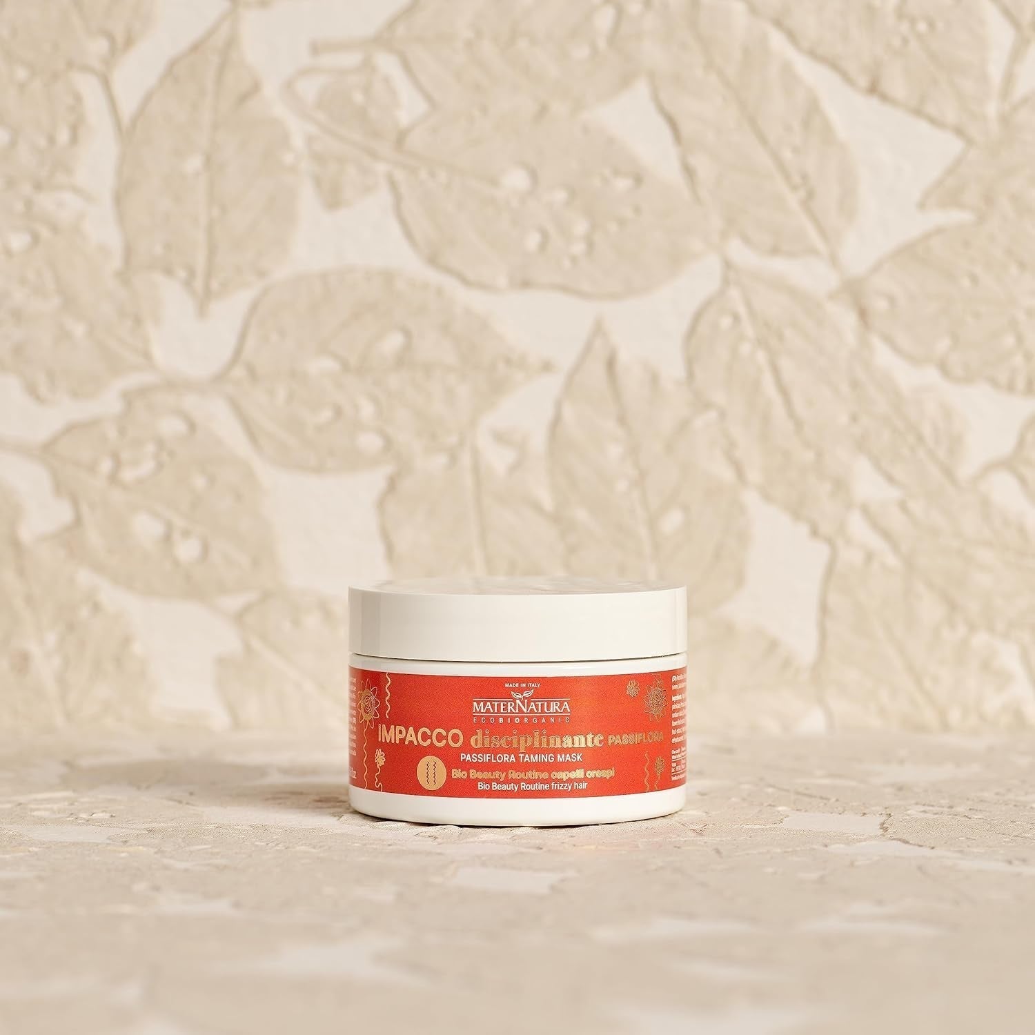 Maternatura Maschera Capelli Ricci Ricci con Passiflora, Riparazione, Forza e Lucentezza per Ricci Perfetti, Beauty Routine Biologica per Capelli Ricci, Made in Italy - 100ml Naty Shop Maschera Capelli