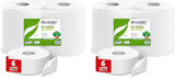 Rotoli di carta igienica Jumbo Eco, 2 veli, crema lavamani con formula detergente, idratante e levigante - Profumo floreale - 5 l, 6 pezzi (confezione da 1)