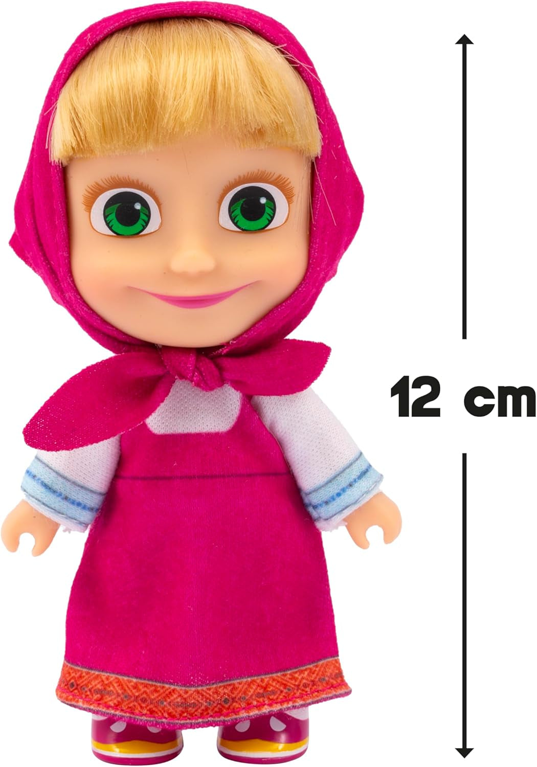 Masha e Michka bambola Masha da 12 cm e peluche Bärka da 20 cm per bambini da 3 anni in su MHA21