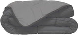 Copripiumino Poyet Motte Calgary Poliestere Acciaio/Argento, Poliestere, Acciaio/Argento, 220X160X1 Cm Piumini e Trapunte Naty Shop 240X220X1 Cm