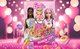 Cereali Barbie Rainbow Loops, anelli colorati di grano, avena e mais al gusto di frutta per una colazione perfetta, 1 confezione (1 x 350g)