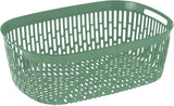Sega per conservare sapore frutta, plastica, verde, 4 LT - rettangolare Scatole conservazione alimenti Naty Shop