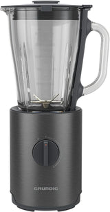 Grundig Delisia Novus SM 7140 Professioneller Robot da cucina, 1,5 litri, 800 Watt, 6-Fach Edelstahlmesser Mit Zirkonium-Beschichtung, 5 Geschwindigkeitsstufen + Pulse-Funktion, Dark Inox/Edelstahl Kitchen Naty Shop