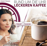 Macchina da caffè Profi Cook | 8-10 tazze | Temporizzatore | Controlli tattili con sensore | Caraffa termica a doppia parete da 1,2 litri | Sigillo di sapore | Caffettiera con filtro in acciaio inox | PC-KA 1191