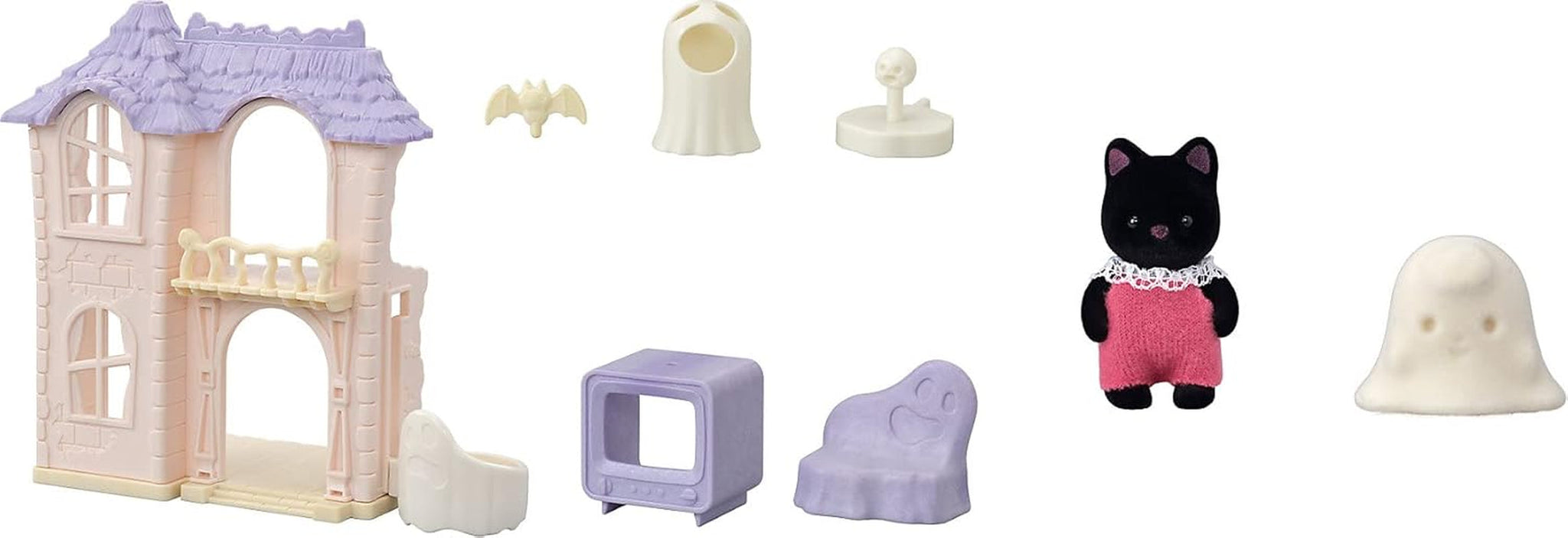 Sylvanian Families 5542 Casa stregata spettrale - Playset per casa delle bambole Case delle bambole Naty Shop