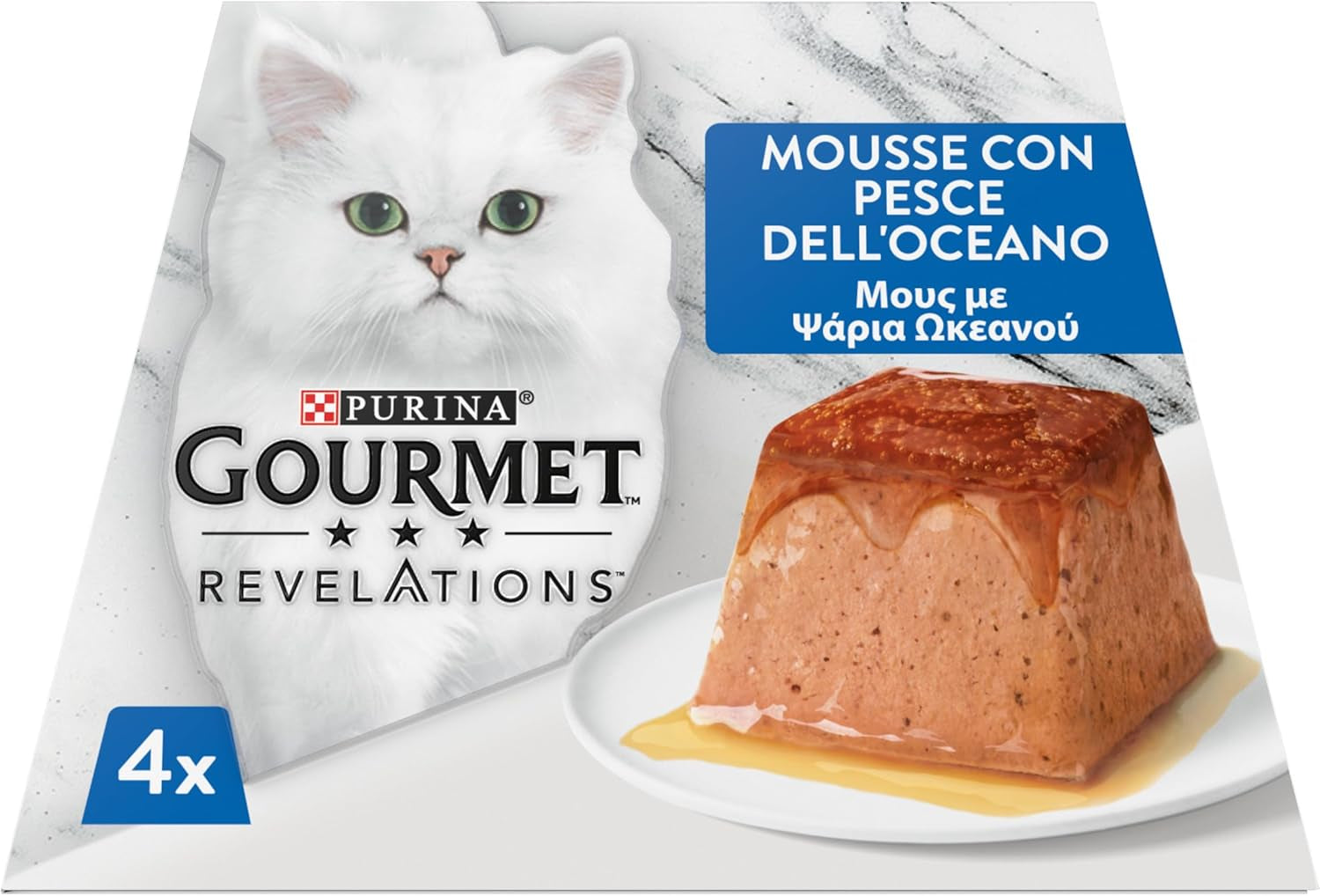 Revelations cibo umido per gatti con pesci dell'oceano, 24 x 57 g