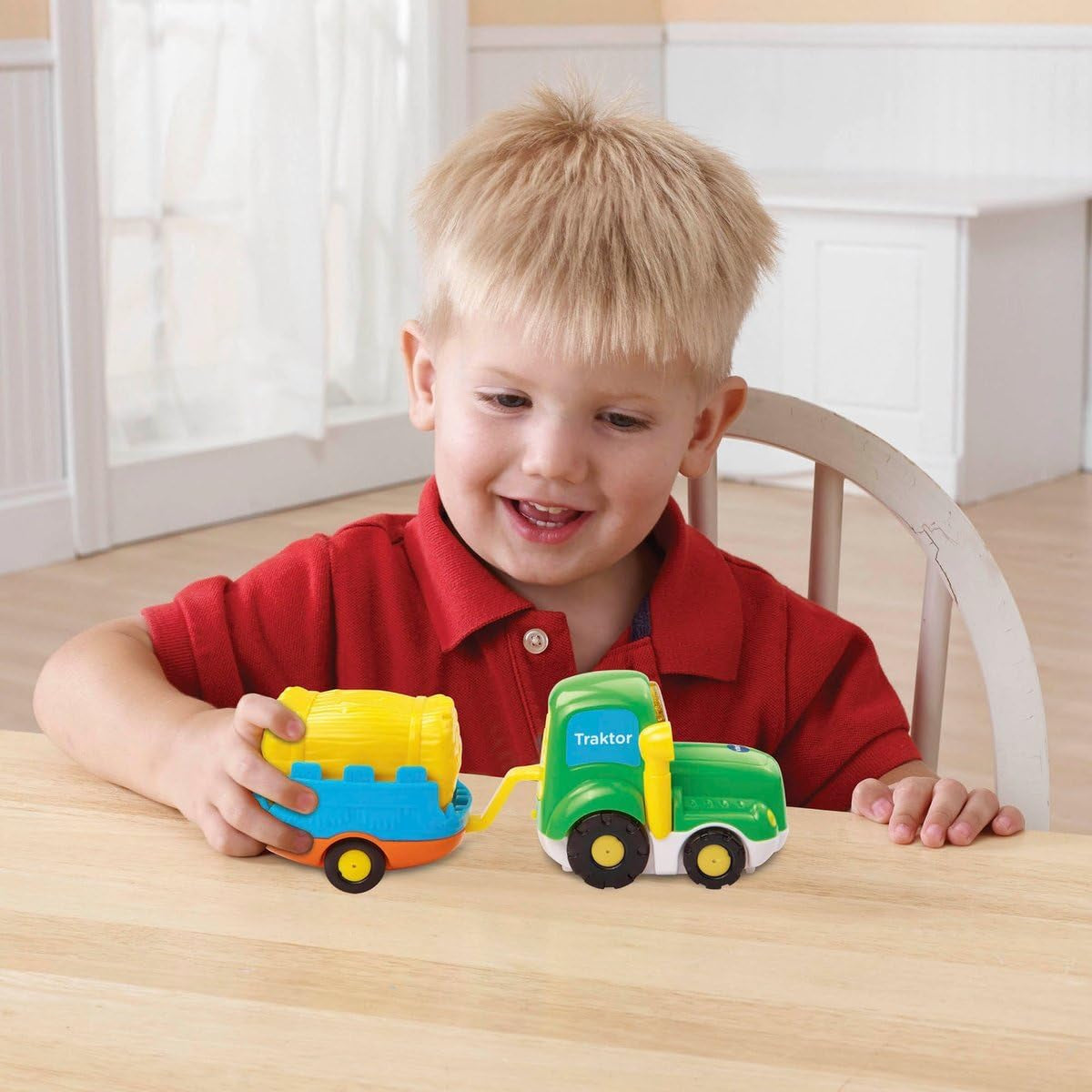 Vtech 80-152304 - TUT TUT Baby speedster, trattore e rimorchio Bebe Toys Naty Shop