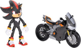 Sonic 3 The Movie Shadow Figure, 15 cm, mobile, incluso Shadow Mobile di Jakks Pacific, acustico, action figure nere Naty Shop